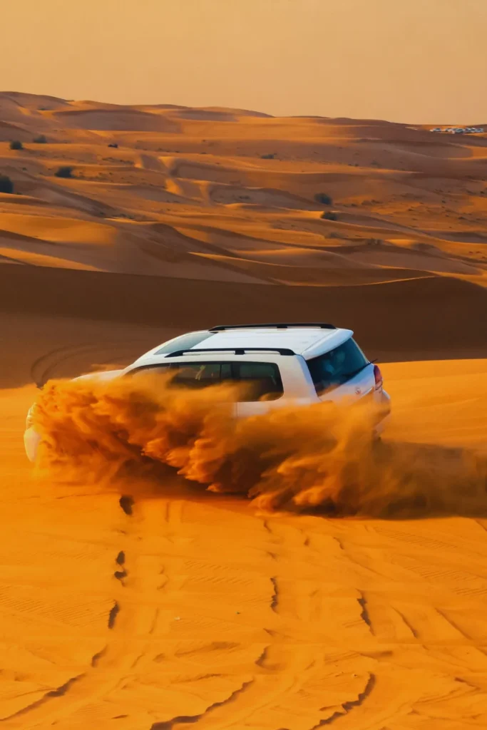 desert safari experience with sand dunes and adventure activities
